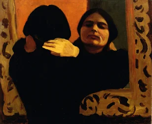 Isa in the Mirror (The Artist