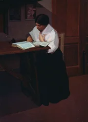 Woman writing
