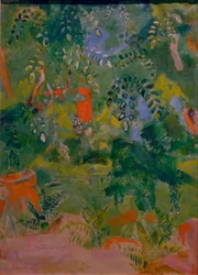 Red House in the Green