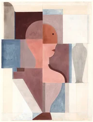 Split Half Figure to the Right, 1923