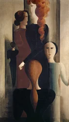 Women on Stairway