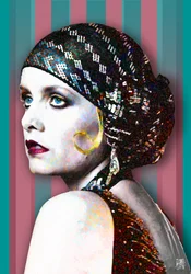 Elegant Turban Woman