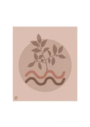 Minimalist Botanical Waves