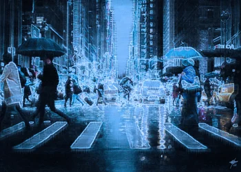 Neon City Night