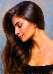 Serene Woman Profile