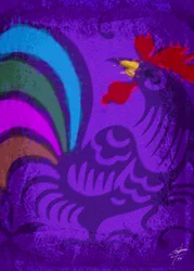 Vibrant Rooster
