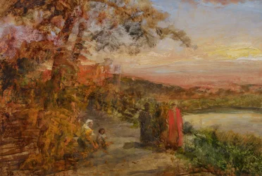 Cardinals Above Lake Albano