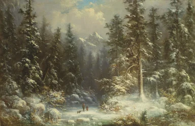 Forest Snow Scene