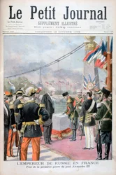 Nicholas II of Russia and Félix Faure, President of the French Republic