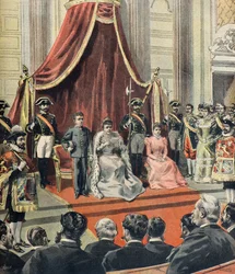 Spanish-American War, Regent Maria Cristina of Austria Addresses the Cortes Generales