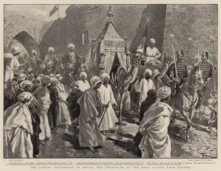 The Annual Pilgrimage to Mecca, the Departure of the Holy Carpet from Jeddeh