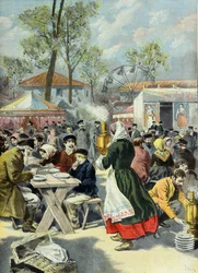Popular Banquet in Russia on the Day of Nicholas II