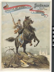 International Exhibition of Sport, Fishing and Horses - Scheveningen, Netherlands, June-October 1892 (title on object)