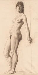 Standing Nude Model