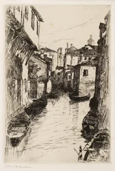 A Canal in Venice