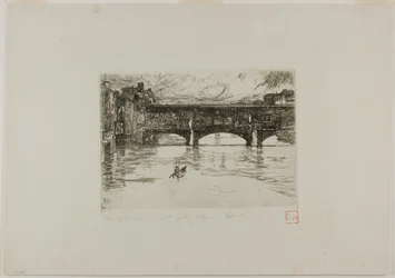 Ponte Vecchio, Destroyed Plate