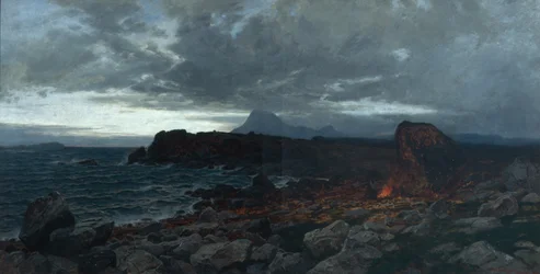 Autumn Evening on the Coast, Kinn