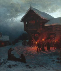 Fight at a Christmas Feast, Munich