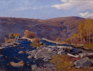 Mountain Landscape with River
