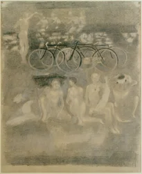Resting Cyclist
