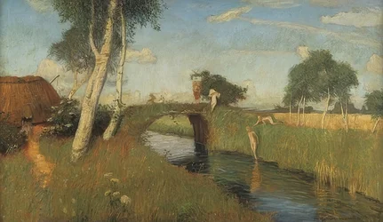 Summer by the Peat Bog Canal. 1896