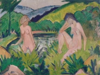 Girl by the Water (Two Girls by the Water). 1926
