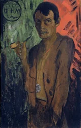 Self-Portrait with Pentagram, c.1924