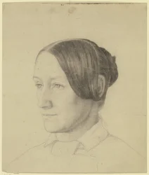 Portrait of Emilie Scholderer, the artist