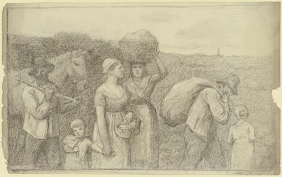Farm workers returning home