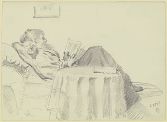 Luise Scholderer reading