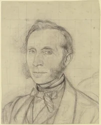 Portrait of a Man with Sideburns