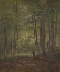 Forest Interior with Staffage
