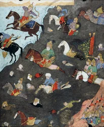 The Army of Sultan Murad III Crosses a River