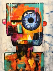 Colorful Abstract Robot