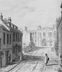 West Gate Winchester looking West, c.1830