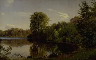 Evening at Bondedammen in Hellebæk
