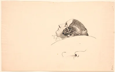 Portrait Head in Profile of the Artist