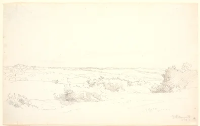 View over a Hilly Landscape