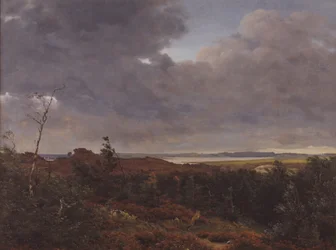 View of Frederiksværk from Tisvilde Wood, North Zealand