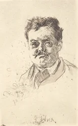 Portrait of Carl Locher, Full Face