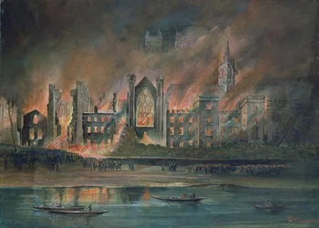 Fire at the Houses of Parliament, 16th October 1834