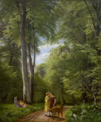 Beech Forest in May. Motif from Iselingen.