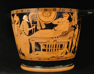 Trojan King Priam Begs Achilles for Hector
