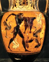 Hercules Fighting the Stymphalian Birds