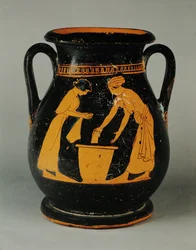 Women doing their laundry