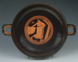 Red figure Kylix, 490-480 BC