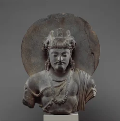 Bust of a Bodhisattva Shakyamuni, 3rd-4th century