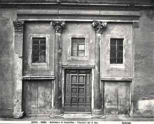 The facade, built by Emperor Constantine, c. AD 315-24