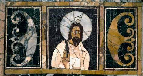 Representation of Christ, probably the first