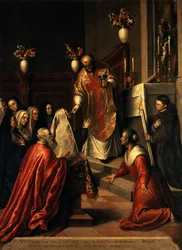 Pasquale Cicogna hearing Mass